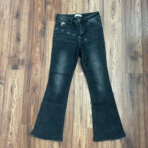 Vervet Black Flare Jeans Size 28